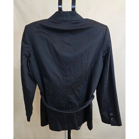 Vintage Women's Le Suit Black Belted Utility Blazer – Size 16 (2000s) - Picture 8 of 14